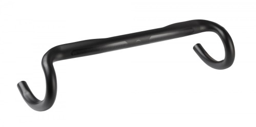 Kierownica Furious gravelowa, 420mm, śred. 31.8mm, czarna matowa