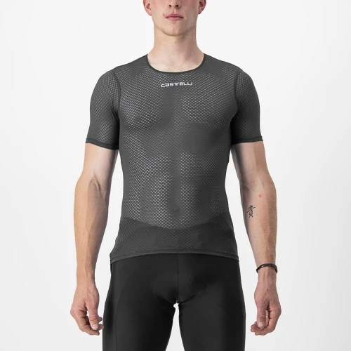 Podkoszulek kolarski krótki rękaw, Pro Mesh, black, rozmiar L