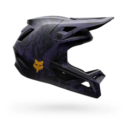 KASK ROWEROWY JUNIOR FOX RAMPAGE IMG PRINT PLUM YL