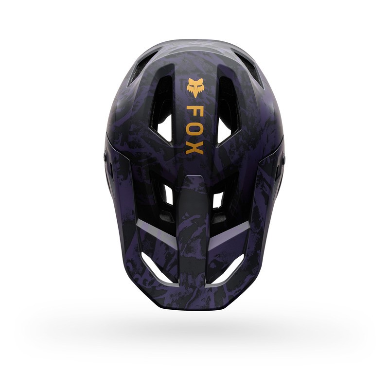KASK ROWEROWY JUNIOR FOX RAMPAGE IMG PRINT PLUM YL