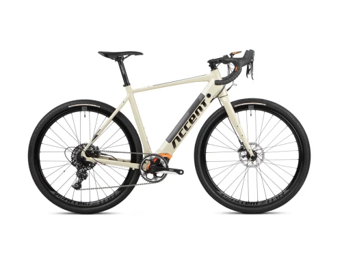 Rower elektryczny eGRAVEL 28" E-FURIOUS M800 piaskowy, S (nowy, pełnowartościowy)