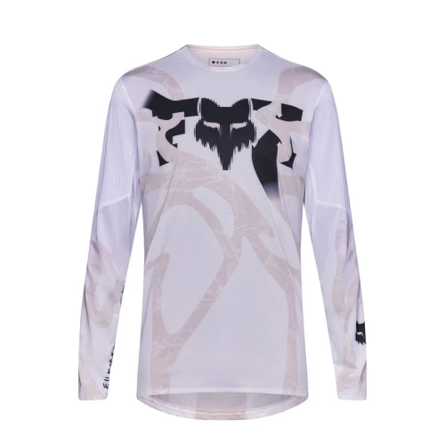 KOSZULKA ROWEROWA Z DŁUGIM RĘKAWEM FOX FLEXAIR DIFFUSE SE WHITE XL