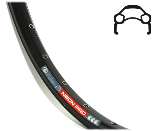 Obręcz AUTHOR NEON PRO 26", disc, 32 otwory, czarna