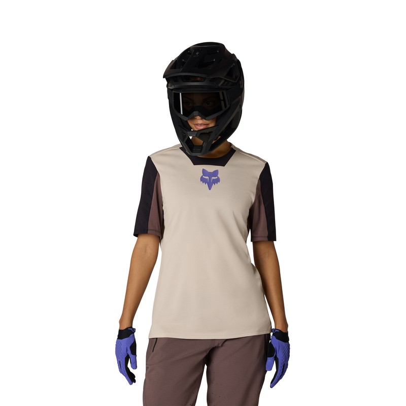 KOSZULKA ROWEROWA DAMSKA FOX DEFEND PARK CHALK XL