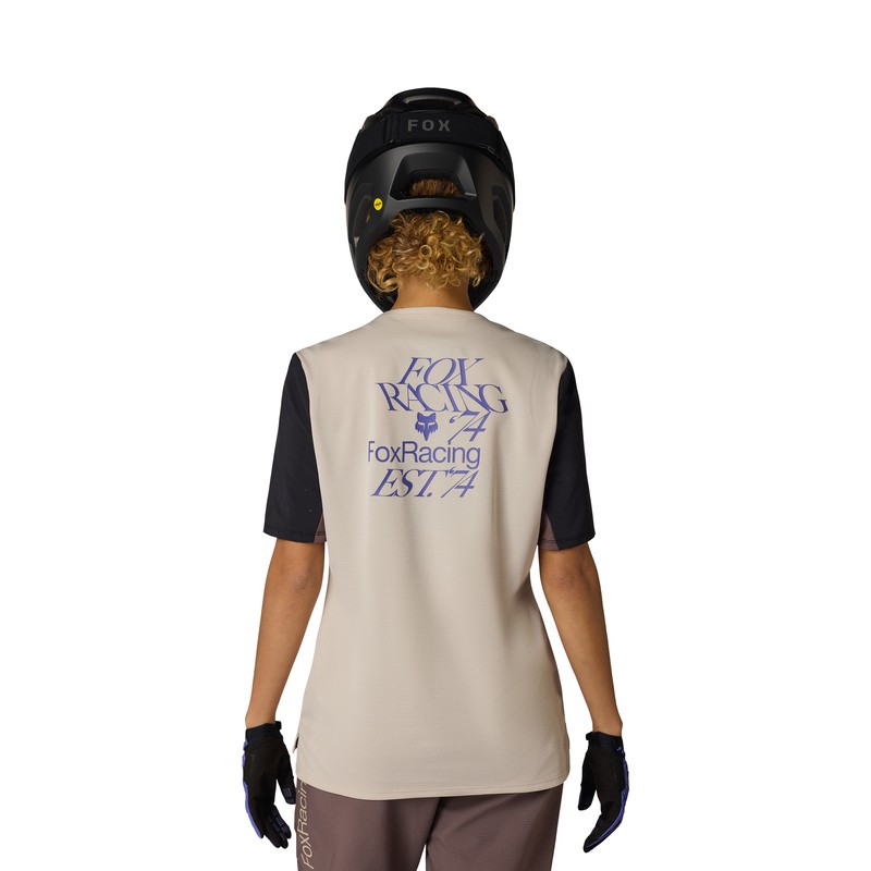 KOSZULKA ROWEROWA DAMSKA FOX DEFEND PARK CHALK XL