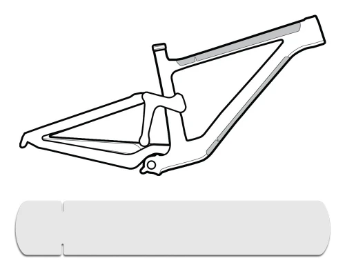 Osłona na ramę LIZARDSKINS CLEAR Protective Frame Wrap - Large przezroczysta połysk (NEW 2023)
