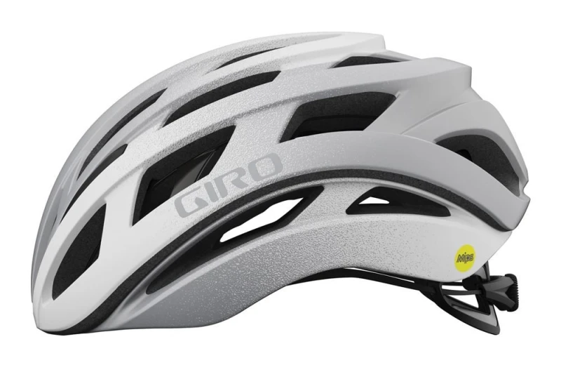 Kask szosowy GIRO HELIOS SPHERICAL MIPS matte white silver fade roz. M (55-59 cm) (NEW)