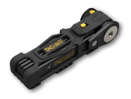 Zapięcie rowerowe ONGUARD Link Plate Lock K9 COMBO SKŁADANE 8116 - 69cm - 5 x Klucze z kodem