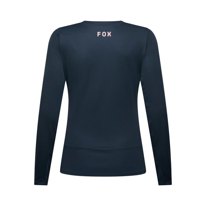 KOSZULKA ROWEROWA Z DŁUGIM RĘKAWEM DAMSKA FOX RANGER HEAD GALAXY BLUE S