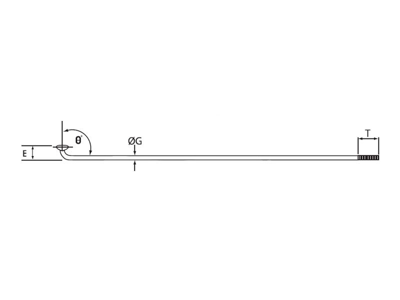 Szprychy CNSPOKE STD14 2.0-2.0-2.0 stal nierdzewna 178mm srebrne + nyple 144szt.