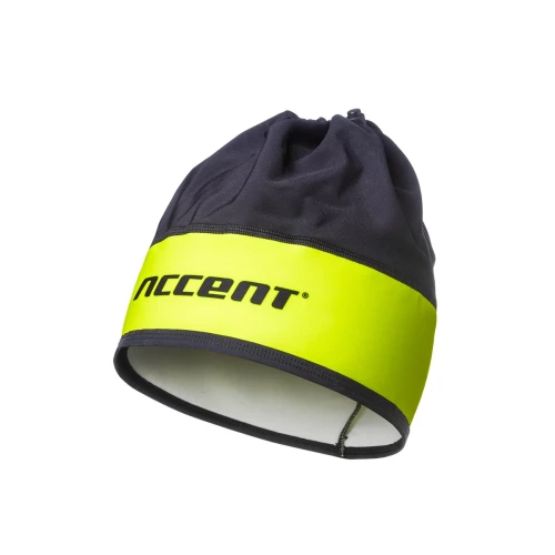 Czapka kolarska Pro Team, czarna-fluo, S (towar nowy)