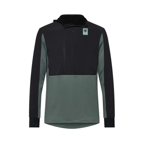 BLUZA ROWEROWA Z KAPTUREM FOX DEFEND THERMAL HOODIE SAGE S