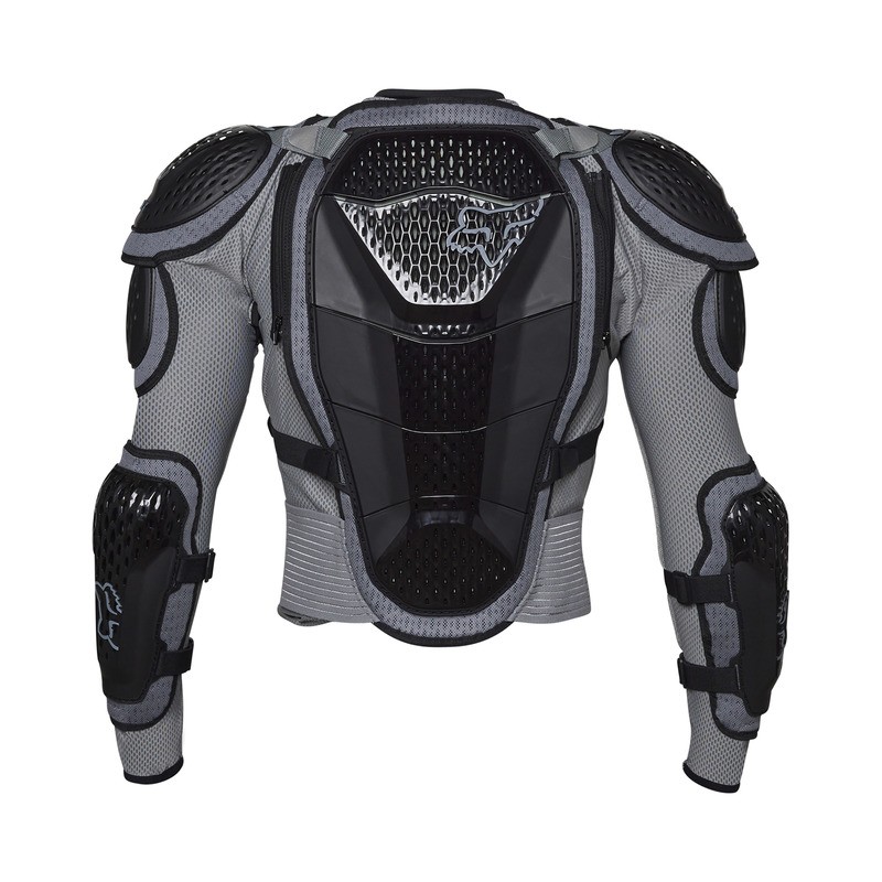 KOSZULKA Z OCHRANIACZAMI FOX TITAN SPORT CLOUD GREY S