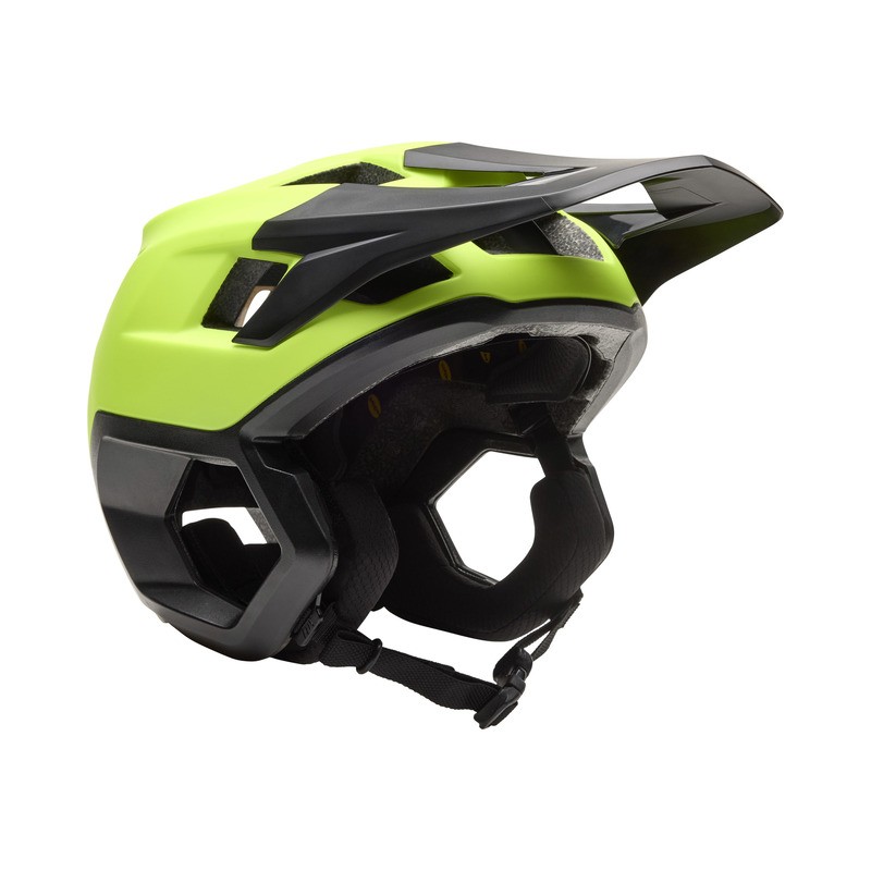 KASK ROWEROWY FOX DROPFRAME FLUO YELLOW L
