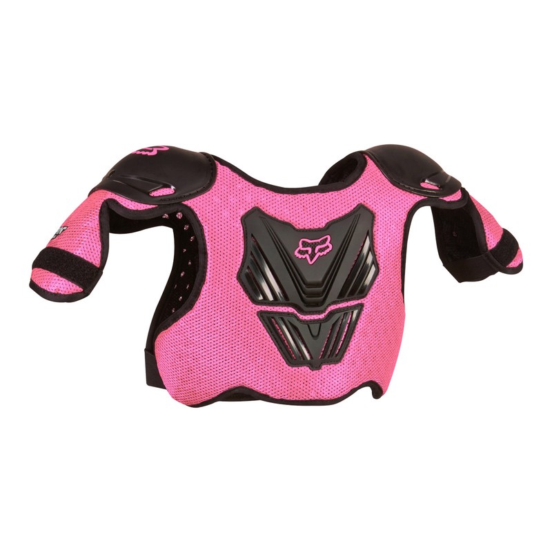 OCHRANIACZ KLATKI PIERSIOWEJ JUNIOR KIDS FOX PEEWEE TITAN ROOST DEFLECTOR BLACK PINK YS/M
