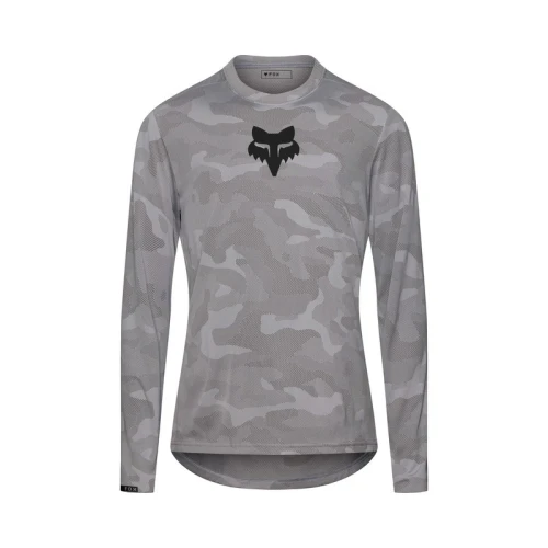 KOSZULKA ROWEROWA Z DŁUGIM RĘKAWEM FOX RANGER TRU DRI LS PEWTER S