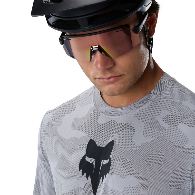 KOSZULKA ROWEROWA Z DŁUGIM RĘKAWEM FOX RANGER TRU DRI LS PEWTER M