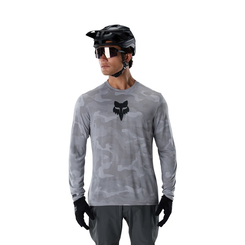 KOSZULKA ROWEROWA Z DŁUGIM RĘKAWEM FOX RANGER TRU DRI LS PEWTER XL