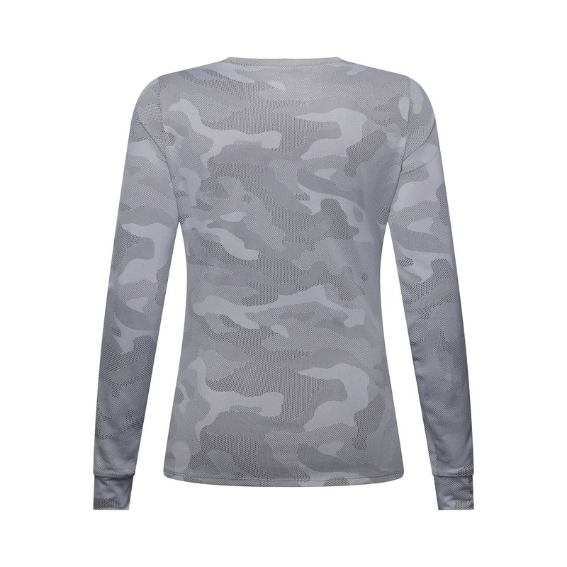 KOSZULKA ROWEROWA Z DŁUGIM RĘKAWEM DAMSKA FOX RANGER TRU DRI LS PEWTER L