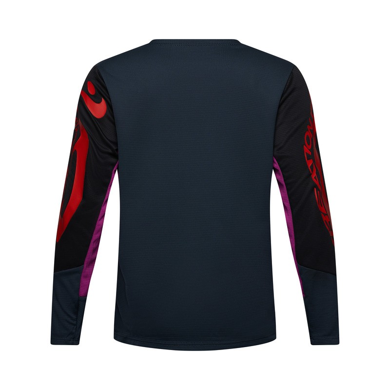 KOSZULKA ROWEROWA Z DŁUGIM RĘKAWEM JUNIOR FOX DEFEND LS CREATION GALAXY BLUE YL