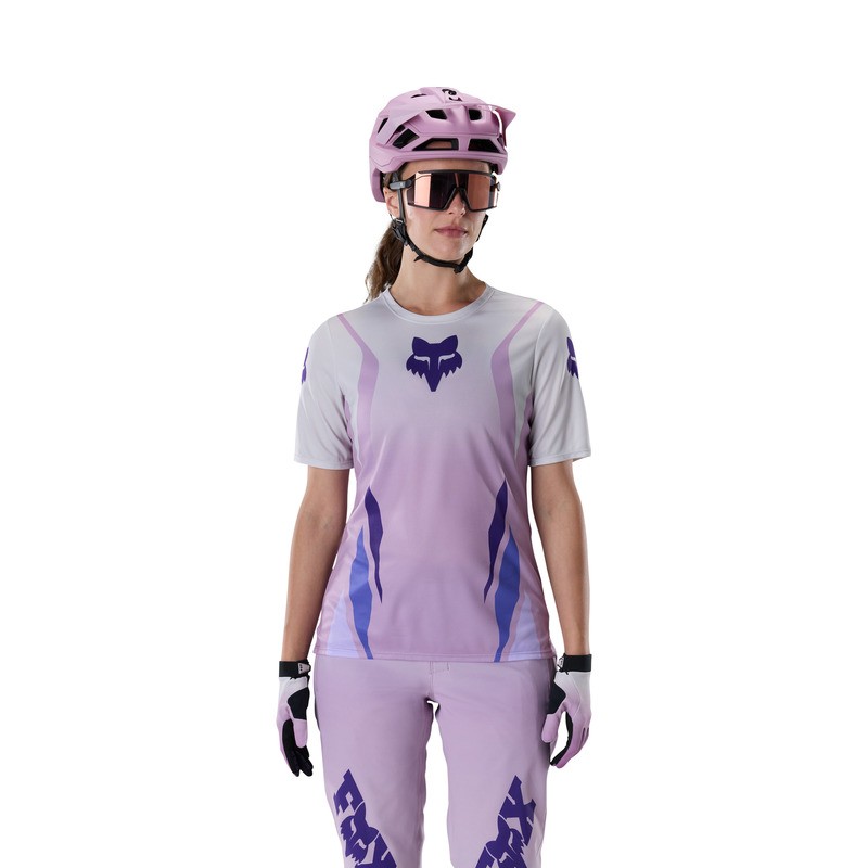 KOSZULKA ROWEROWA DAMSKA FOX RANGER SS FOUNDRY LAVENDER DRIFT XL
