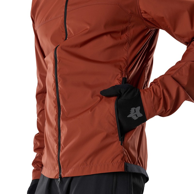 KURTKA ROWEROWA FOX RANGER WIND AMBER SCARLET S