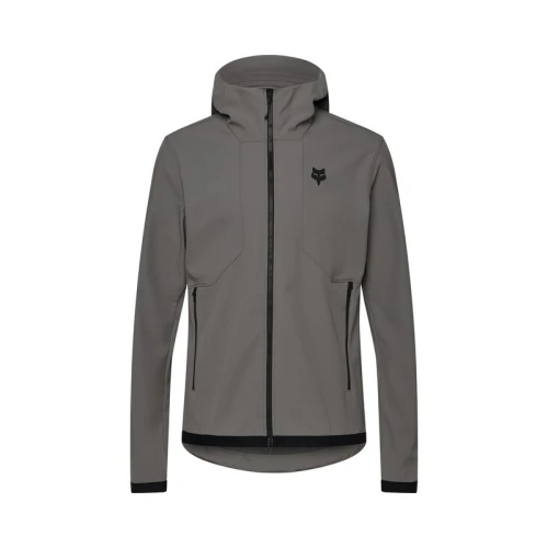 BLUZA ROWEROWA Z KAPTUREM FOX RANGER FIRE HOODIE PEWTER L