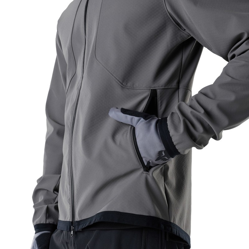 BLUZA ROWEROWA Z KAPTUREM FOX RANGER FIRE HOODIE PEWTER XL