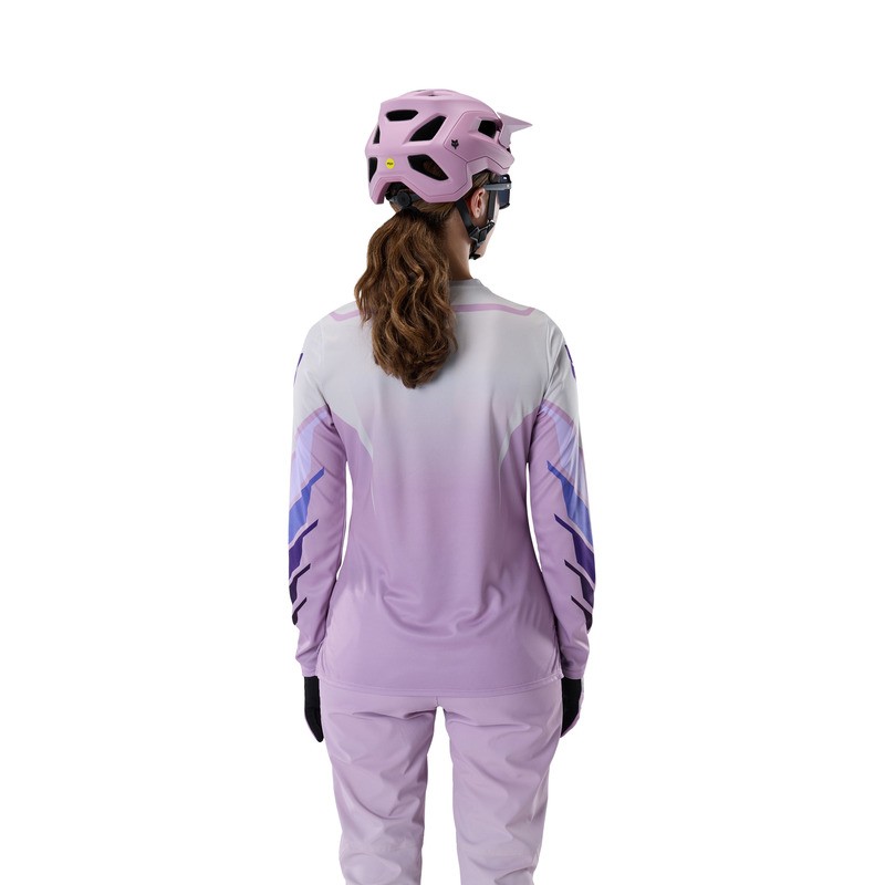 KOSZULKA ROWEROWA Z DŁUGIM RĘKAWEM DAMSKA FOX RANGER LS FOUNDRY LAVENDER DRIFT M