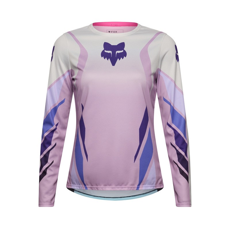 KOSZULKA ROWEROWA Z DŁUGIM RĘKAWEM DAMSKA FOX RANGER LS FOUNDRY LAVENDER DRIFT L