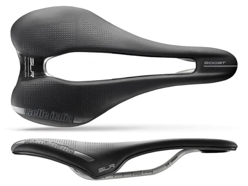 Siodło SELLE ITALIA SLR BOOST TI316 SUPERFLOW S (id match S3), TI 316 Rail, Fibra-Tek, 158g