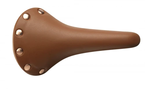 Siodełko REGAL czarne, srebrne nity, klasyczne