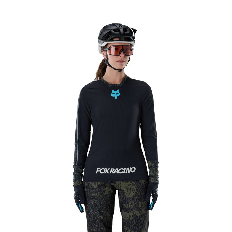 BLUZA ROWEROWA DAMSKA FOX DEFEND THERMAL LUNAR SE BLACK M