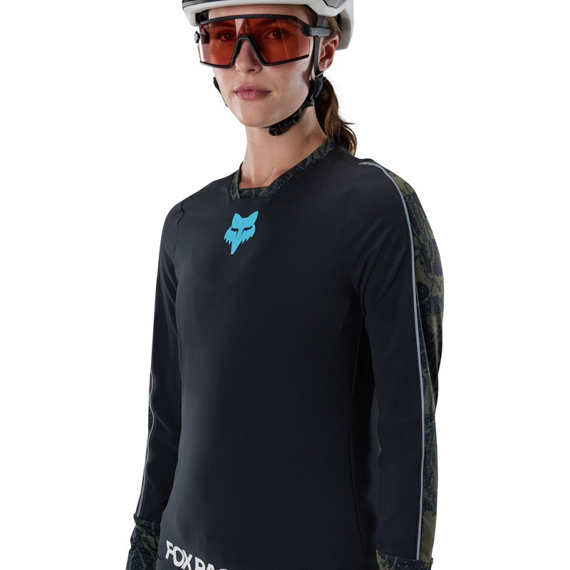 BLUZA ROWEROWA DAMSKA FOX DEFEND THERMAL LUNAR SE BLACK M