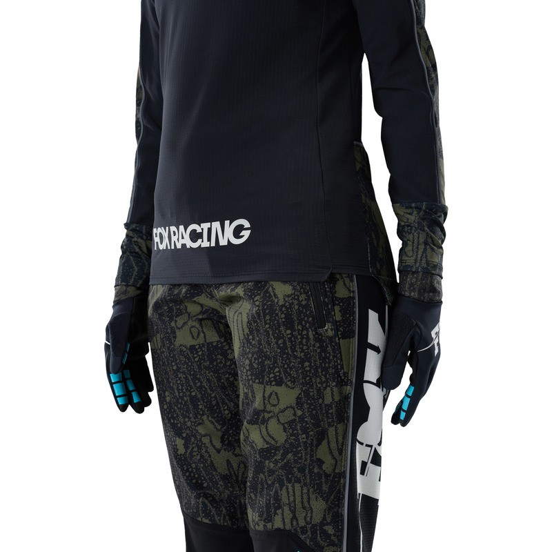 BLUZA ROWEROWA DAMSKA FOX DEFEND THERMAL LUNAR SE BLACK M