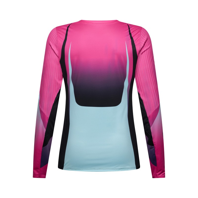 KOSZULKA ROWEROWA Z DŁUGIM RĘKAWEM DAMSKA FOX FLEXAIR LS TS57 SE PINK XS