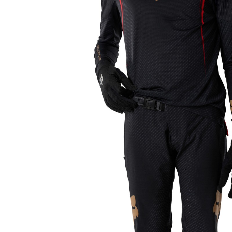 SPODNIE ROWEROWE JUNIOR FOX FLEXAIR GOLDSTONE SE BLACK Y26