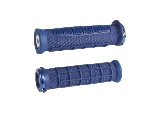 ODI MTB grips Elite Pro Lock-On 2.1 navy blue, 130mm blue clamps