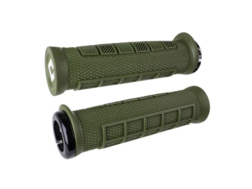 ODI MTB grips Elite Pro Lock-On 2.1 olive, 130mm black clamps