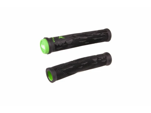 ODI BMX grips Hucker Flangeless black-green, 160mm