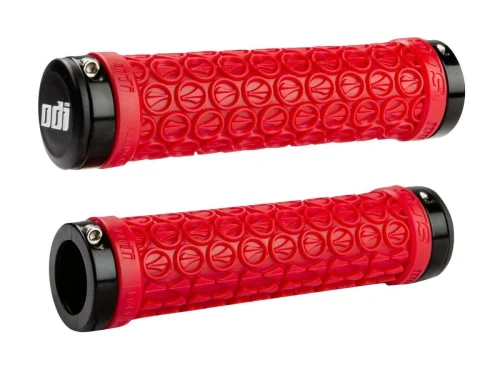 ODI MTB grips SDG Lock-On red, 130mm black clamps