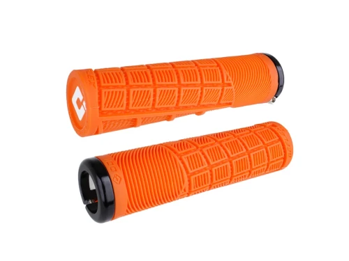 ODI Grips Reflex XL v2.1 Lock-On orange w/ black clamps 135mm
