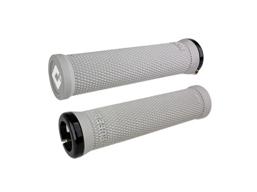 ODI Grips Ruffian V2.1 Lock-On grey w/ grey clamps 135mm