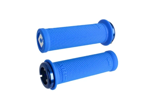 ODI Grips Ruffian Mini V2.1 blue w/ blue clamps 110mm