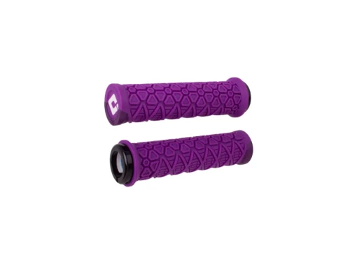 ODI Grips Vanquish v2.1 Lock-On purple/purple w/ black clamps