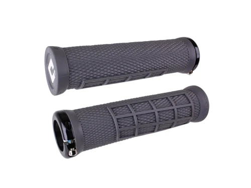 ODI MTB grips Elite Flow Lock-On 2.1 grey, 130mm black clamps