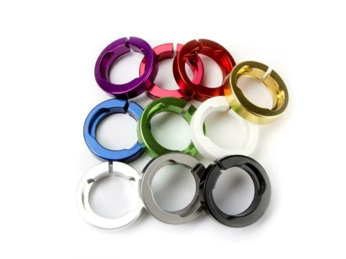 ODI clamps for Lock-On System black, 7mm "Lock Jaws"