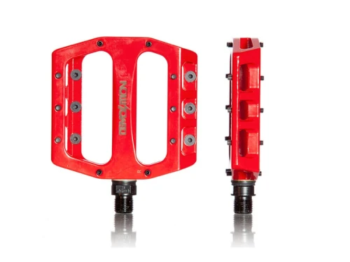 pedals, Demolition Trooper 9/16", rot, CNC aluminium