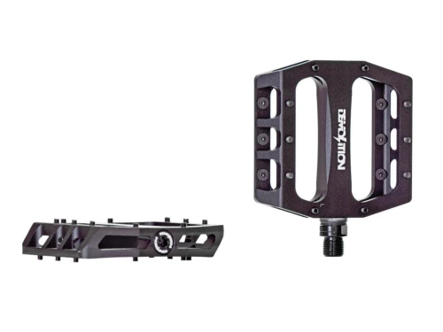 pedals, Demolition Trooper 9/16", flat black, CNC Alu