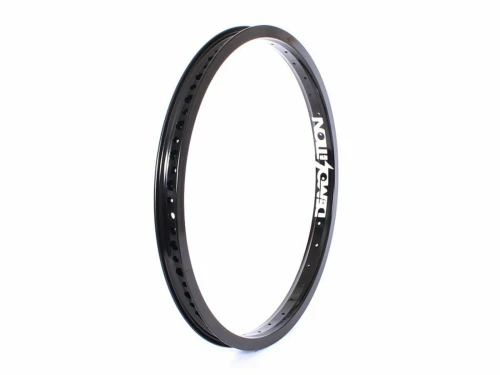 Demolition rim Zero 18", 36H Double Wall, welded flat black